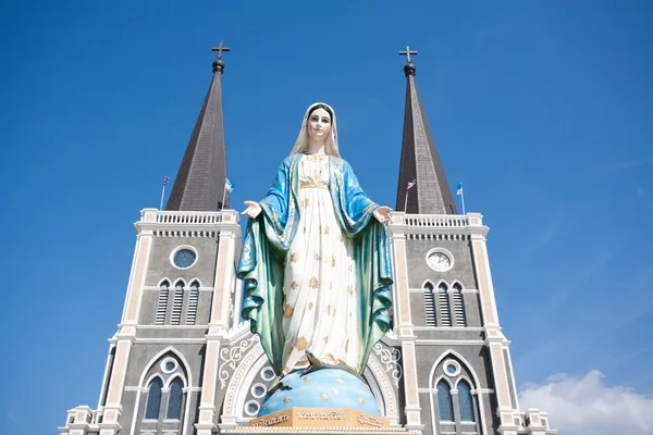 La catedral de la inmaculada concepción de Tailandia —  Fotos de Stock