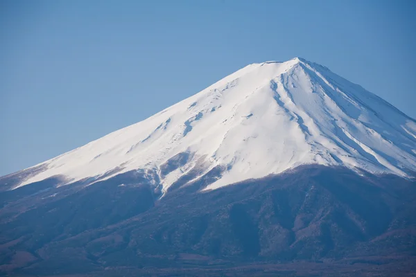 Zoom na szczycie mount fuji z Japonii — Zdjęcie stockowe