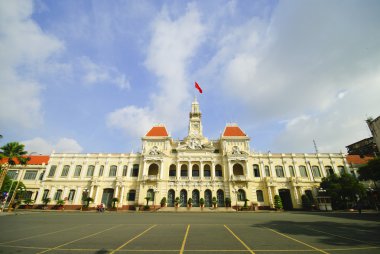 city hall, ho chi minh city, saigon, vietnam