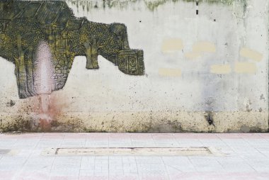 Vietnam duvar sokak