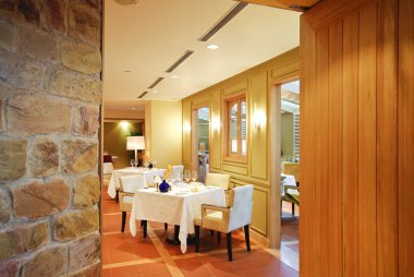 Klasik modern Restoran iç