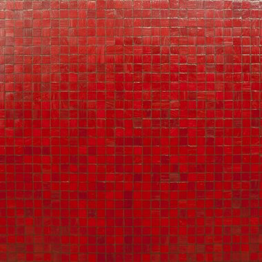 red mosaic tiles wallpaper