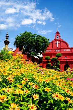 tarihi christ church malacca, malaysia