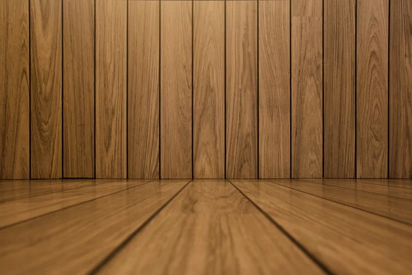 Stěny a podlaha vlečky dřeva pozadí — Stock fotografie