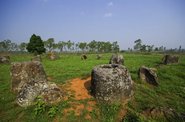 phonsavan, laos kavanozlarda alan