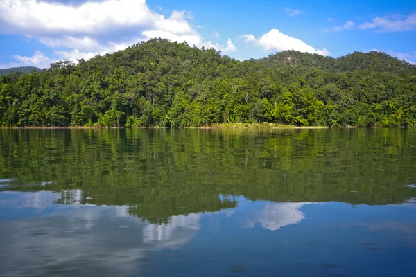 Beutiful dam landscape on Chiang Mai, Thailand — Zdjęcie stockowe