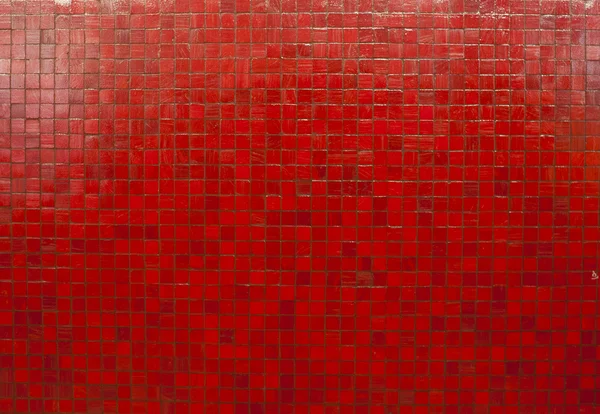 Red mosaic tiles wallpaper — Stock Photo, Image