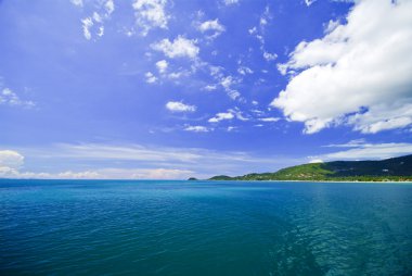 Deniz ve ada samui Tayland
