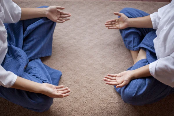 Manos de yoga — Foto de Stock