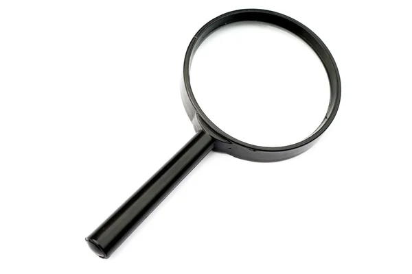 Magnifying glass isolated on white — Stock Photo, Image