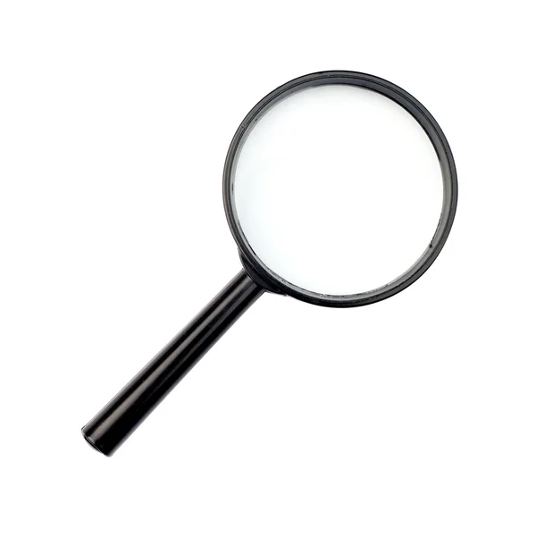 Magnifying glass isolated on white — Stock Photo, Image