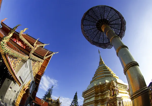 Templo Doi Suthep en Chiang Mai, Tailandia . — Foto de Stock