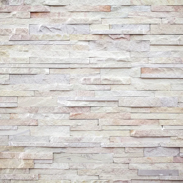 White Modern stone Brick Wall Surfaced texture — Stock Photo, Image