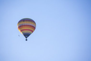 sıcak hava balonu üzerinde gökyüzü