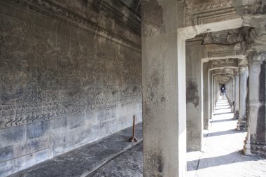Angkor wat içinde ayrıntı. Kamboçya