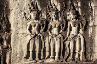 apsara. Rock mandal. Siem reap. Kamboçya