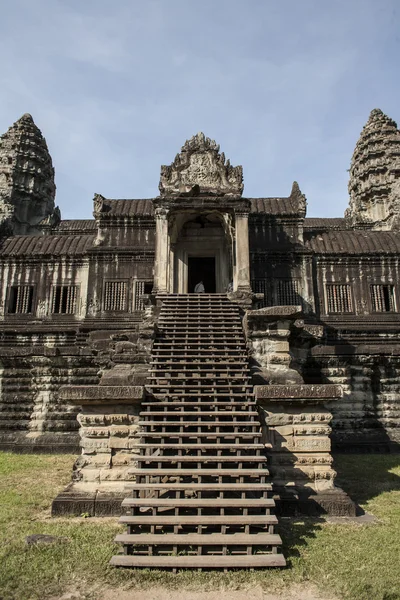 Angkor wat in detail. Cambodja — Stockfoto