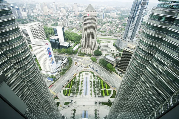 Close up building petronas Malaysia — Stock Photo, Image