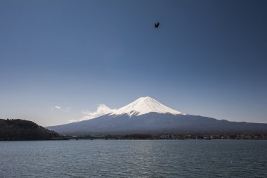 Mt. Fuji landmark. Japan clipart
