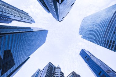 modern inşaat iş için en iyi gökyüzü görünümü