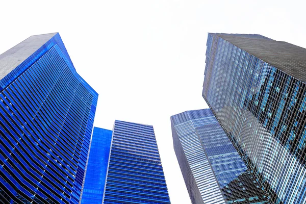 Arquitetura de negócios de construção moderna de Singapura — Fotografia de Stock