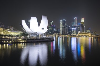 Singapur skyline Bilim Müzesi