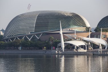 Esplanade sürücü mimarisi. Singapur