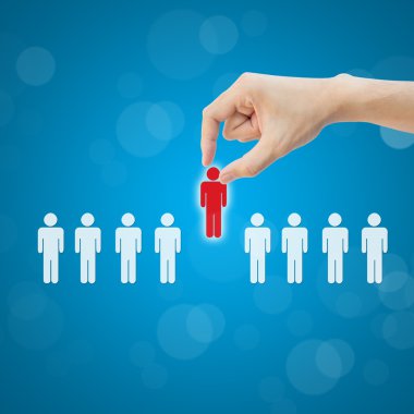 kişinin kariyer iş çalışmak için seçin