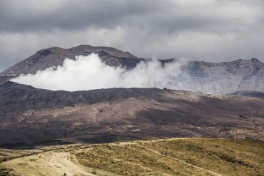 Mount aso. Kumamoto. Japonya