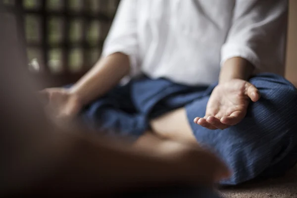 Mani di yoga — Foto Stock