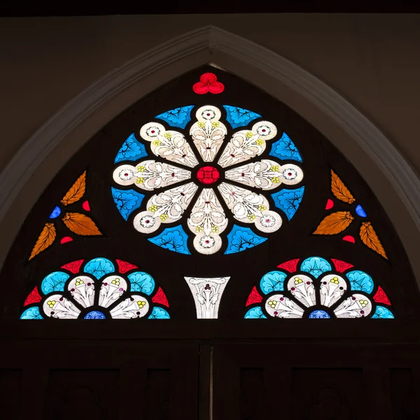 Kircheninnenraum Glas — Stockfoto