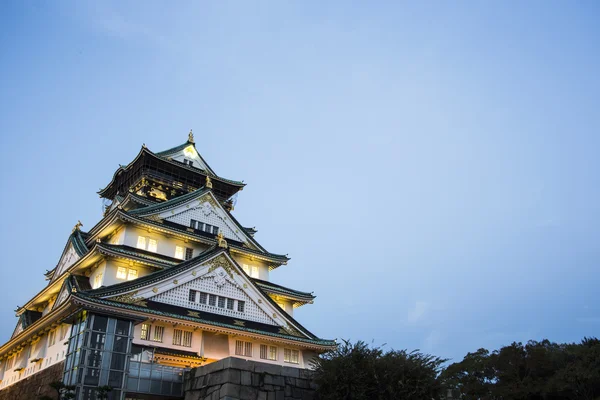 Замок в Осаці. Японія — стокове фото