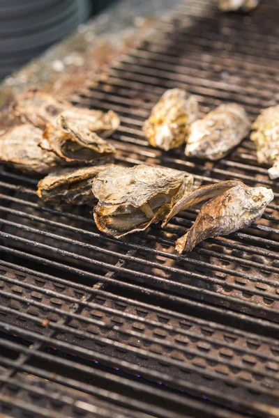 Oyster grill — Stock Photo, Image