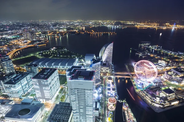 Yokohama horního pohledu mezník — Stock fotografie