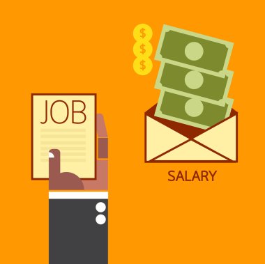 Salary concept clipart