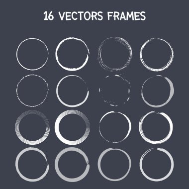16 çerçeve vektörel