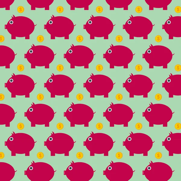 Schweinebanken-Muster — Stockvektor