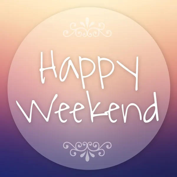 Happy weekend Summer Background. — Stock Photo, Image