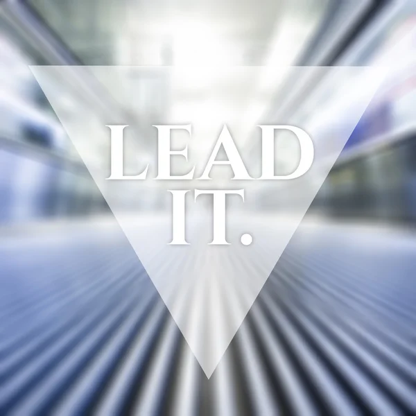 Lead It. Vision business quote. — Stock Photo, Image