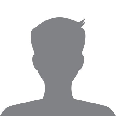 erkek avatar profil sosyal web sitesi için resim kullanın. vektör.