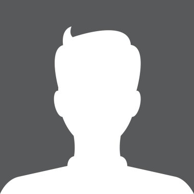 Avatar internet sosyal profili. vektör