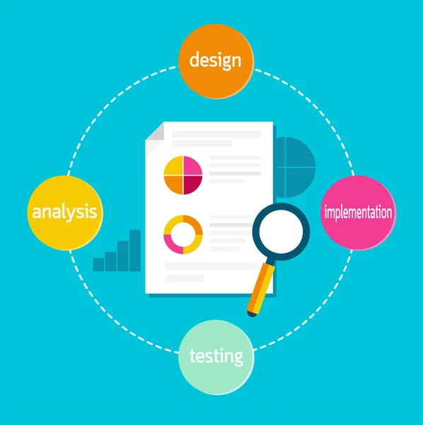 Proceso de software — Archivo Imágenes Vectoriales