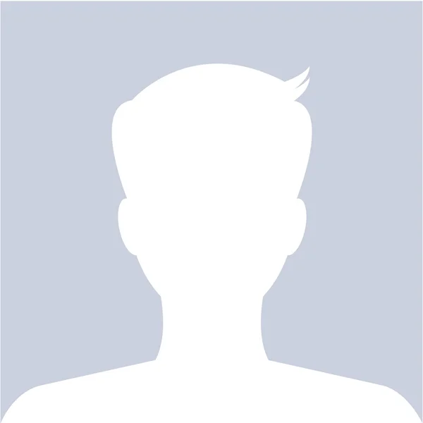 Männliche Avatar-Profilbild Verwendung für soziale Website. Vektor. — Stockvektor