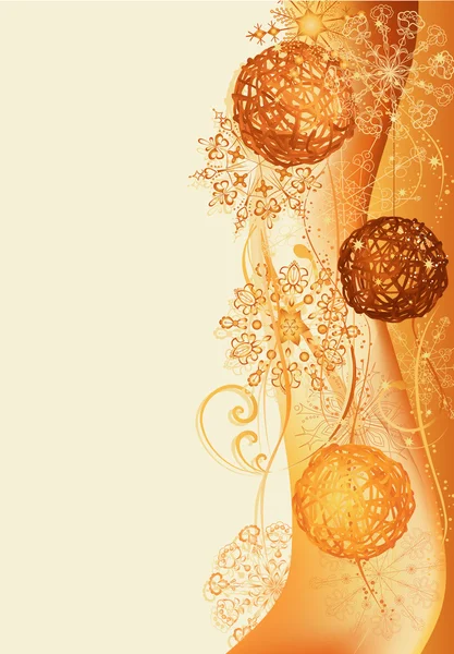 Рождество золото и мускулы — стоковый вектор