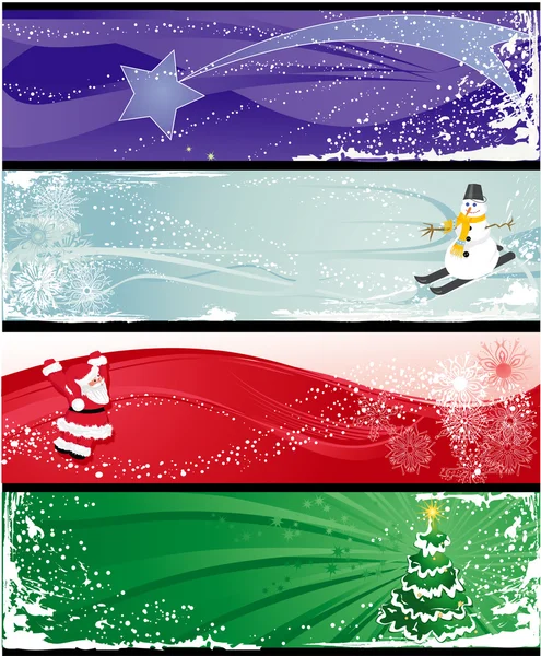 Christmas horizontal banners — Stock Photo, Image