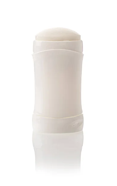 Solid Deodorant Tube Isolated White Background Cutout Mockup Antiperspirant Stick — Photo