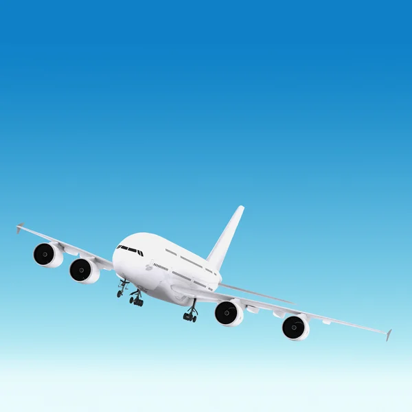 Passagiersvliegtuig — Stockfoto