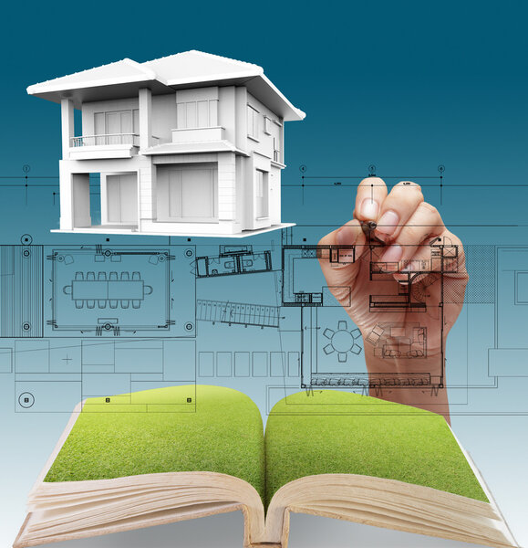 Чертежи плана дома
