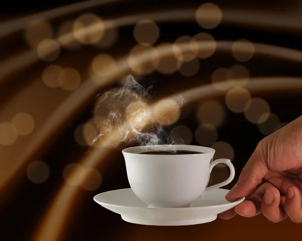 Hot coffee — Stock Photo, Image