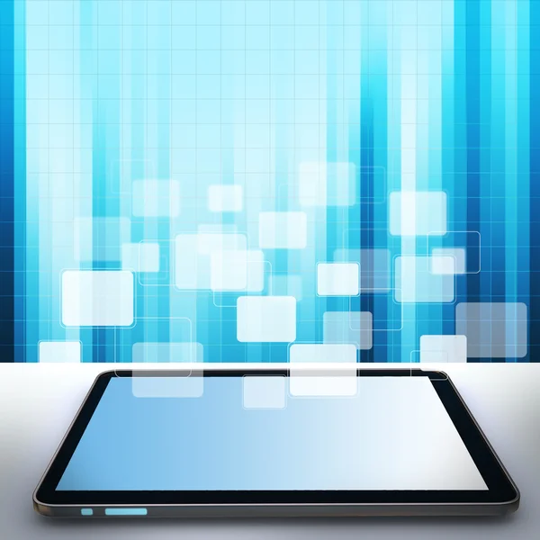 Touchpad-Konzept und Tasten-Hintergrund — Stockfoto